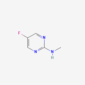 molecular formula C5H6FN3 B1626288 5-fluoro-N-methylpyrimidin-2-amine CAS No. 163082-52-8