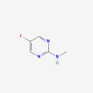 molecular formula C5H6FN3 B1626288 (5-Fluoro-pyrimidin-2-yl)-methyl-amine CAS No. 163082-52-8