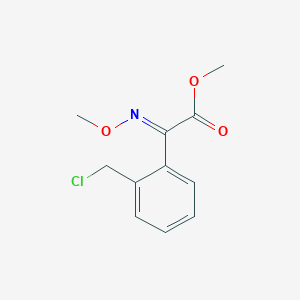 molecular formula C11H12ClNO3 B1626289 methyl(2E)-[2-(chloromethyl)phenyl](methoxyimino)acetate CAS No. 189813-45-4