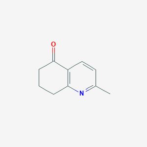 molecular formula C10H11NO B1626302 2-methyl-7,8-dihydro-6H-quinolin-5-one CAS No. 27463-92-9