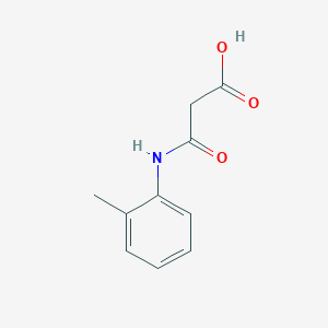 molecular formula C10H11NO3 B1626324 3-[(2-Methylphenyl)amino]-3-oxopropanoic acid CAS No. 78987-20-9