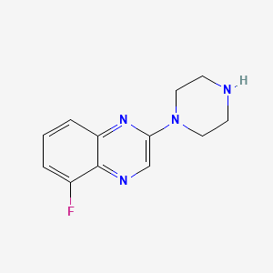 5-Fluoro-2-(piperazin-1-yl)quinoxaline