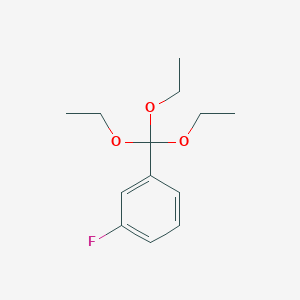molecular formula C13H19FO3 B1626329 1-Fluoro-3-(triethoxymethyl)benzene CAS No. 32347-94-7