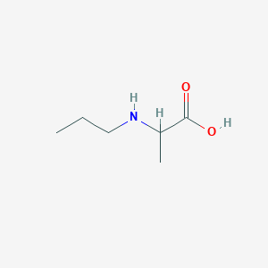 molecular formula C6H13NO2 B162633 N-Propyl alanine, DL- CAS No. 138062-69-8