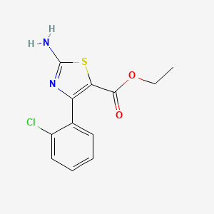 Ethyl 2-amino-4-(2-chlorophenyl)thiazole-5-carboxylate
