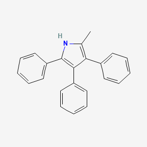 molecular formula C23H19N B1626342 2-Methyl-3,4,5-triphenyl-1H-pyrrole CAS No. 3274-60-0