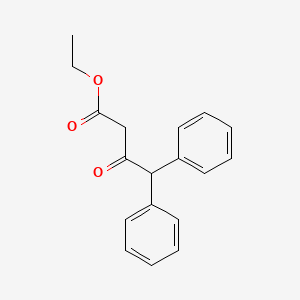 molecular formula C18H18O3 B1626343 Ethyl 3-oxo-4,4-diphenylbutanoate CAS No. 25022-02-0
