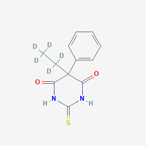 molecular formula C12H12N2O2S B1626345 5-Phenyl-5-ethyl-2-thiobarbituric Acid-d5 CAS No. 73738-04-2