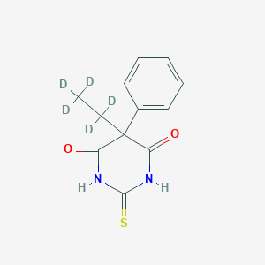 molecular formula C12H12N2O2S B1626345 5-(1,1,2,2,2-Pentadeuterioethyl)-5-phenyl-2-sulfanylidene-1,3-diazinane-4,6-dione CAS No. 73738-04-2