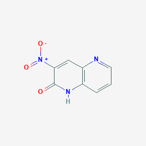 molecular formula C8H5N3O3 B1626351 3-Nitro-1,5-naphthyridin-2(1H)-one CAS No. 64222-33-9