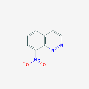 molecular formula C8H5N3O2 B1626358 8-Nitrocinnoline CAS No. 2942-37-2