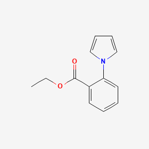 molecular formula C13H13NO2 B1626359 2-(1H-吡咯-1-基)苯甲酸乙酯 CAS No. 78540-08-6