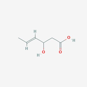 molecular formula C6H10O3 B1626367 trans-3-Hydroxyhex-4-enoic acid CAS No. 26811-78-9