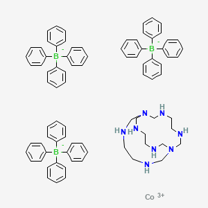 Cobalt(3+);1,3,6,8,10,13,16,19-octazabicyclo[6.6.6]icosane;tetraphenylboranuide