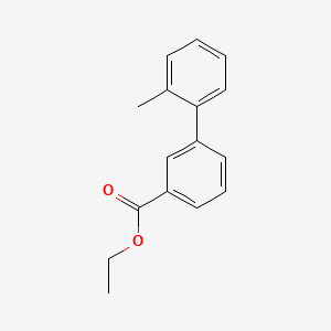 molecular formula C16H16O2 B1626373 Ethyl 2'-methyl[1,1'-biphenyl]-3-carboxylate CAS No. 76350-84-0