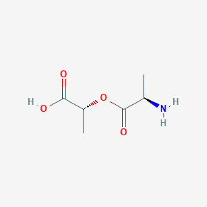 molecular formula C6H11NO4 B162640 丙氨酰乳酸 CAS No. 136577-07-6