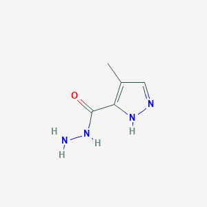 4-methyl-1H-pyrazole-5-carbohydrazide