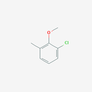 molecular formula C8H9ClO B1626405 1-Chloro-2-methoxy-3-methylbenzene CAS No. 3438-15-1
