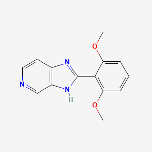 molecular formula C14H13N3O2 B1626408 2-(2,6-dimethoxyphenyl)-3H-imidazo[4,5-c]pyridine CAS No. 89075-54-7