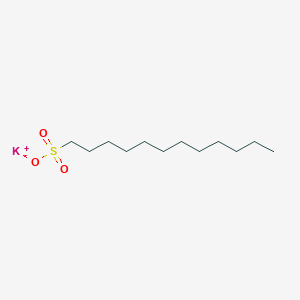 molecular formula C12H25KO3S B162641 Potassium dodecane-1-sulphonate CAS No. 1643-21-6