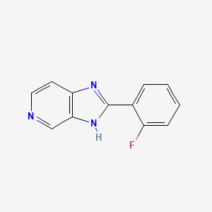 B1626410 2-(2-fluorophenyl)-3H-imidazo[4,5-c]pyridine CAS No. 89075-43-4