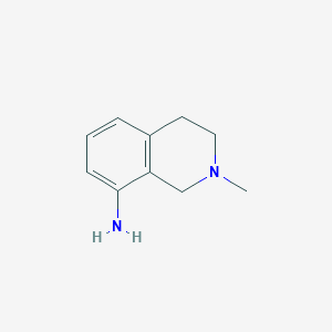 molecular formula C10H14N2 B1626412 2-Methyl-1,2,3,4-tetrahydroisoquinolin-8-amine CAS No. 14788-34-2