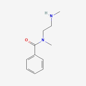 molecular formula C11H16N2O B1626414 N-甲基-N-(2-甲基氨基乙基)苯甲酰胺 CAS No. 98902-12-6