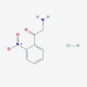 molecular formula C8H9ClN2O3 B1626419 2-Amino-1-(2-nitrophenyl)ethanone hydrochloride CAS No. 23082-65-7
