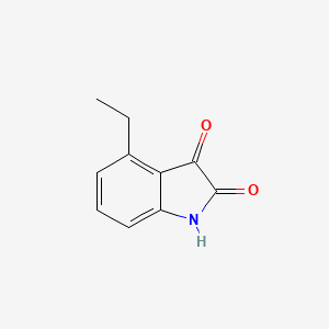 molecular formula C10H9NO2 B1626421 4-Ethyl isatin CAS No. 34934-05-9
