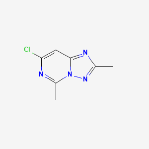 molecular formula C7H7ClN4 B1626425 7-Chloro-2,5-dimethyl-[1,2,4]triazolo[1,5-c]pyrimidine CAS No. 623158-28-1