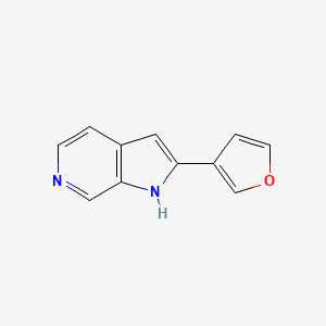 2-Furan-3-YL-1H-pyrrolo[2,3-C]pyridine