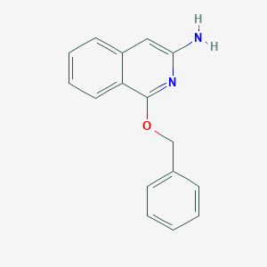 3-Isoquinolinamine, 1-(phenylmethoxy)-