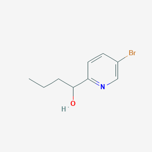 molecular formula C9H12BrNO B1626431 1-(5-Bromopyridin-2-yl)butan-1-ol CAS No. 823806-43-5