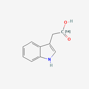 molecular formula C10H9NO2 B1626432 Indole-3-acetic acid-carboxy-14C CAS No. 4384-79-6