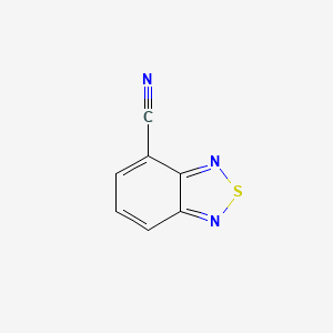 molecular formula C7H3N3S B1626434 Benzo[c][1,2,5]thiadiazole-4-carbonitrile CAS No. 54554-45-9