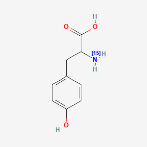 molecular formula C9H11NO3 B1626437 DL-Tyrosine-15N CAS No. 35693-13-1