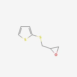 molecular formula C7H8OS2 B1626441 2-(2,3-Epoxypropylthio)thiophene CAS No. 57713-44-7