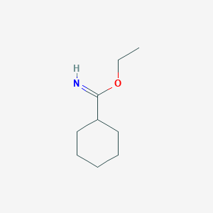 Cyclohexanecarboximidic acid ethyl ester