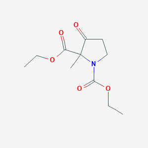 Diethyl 2-methyl-3-oxopyrrolidine-1,2-dicarboxylate