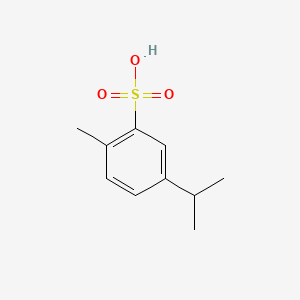 molecular formula C10H14O3S B1626462 2-Methyl-5-isopropylbenzenesulfonic acid CAS No. 96-71-9