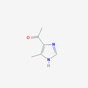 molecular formula C6H8N2O B1626473 1-(4-methyl-1H-imidazol-5-yl)ethanone CAS No. 23328-91-8