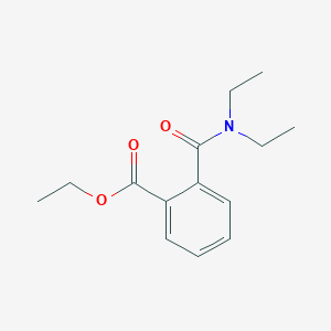 molecular formula C14H19NO3 B1626476 Ethyl 2-(diethylcarbamoyl)benzoate CAS No. 24677-02-9