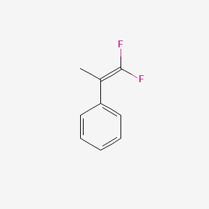 molecular formula C9H8F2 B1626480 Benzene, (2,2-difluoro-1-methylethenyl)- CAS No. 700-59-4