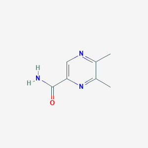 molecular formula C7H9N3O B1626483 5,6-Dimethylpyrazine-2-carboxamide CAS No. 344326-14-3