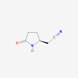 (S)-5-Oxo-2-pyrrolidineacetonitrile