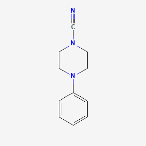 molecular formula C11H13N3 B1626494 4-Phenylpiperazine-1-carbonitrile CAS No. 77464-04-1