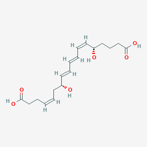 molecular formula C18H26O6 B162650 18-Cooh-19,20-ltb4 CAS No. 102674-12-4