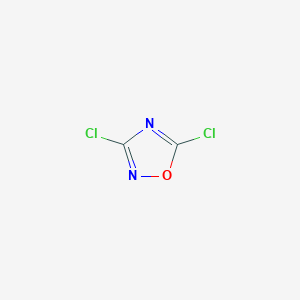 molecular formula C2Cl2N2O B1626505 3,5-Dichloro-1,2,4-oxadiazole CAS No. 37579-29-6