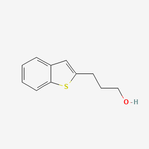molecular formula C11H12OS B1626524 3-(1-Benzothiophen-2-yl)propan-1-ol CAS No. 31909-05-4