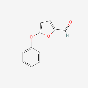 molecular formula C11H8O3 B1626531 5-Phenoxyfuran-2-carbaldehyde CAS No. 60698-30-8